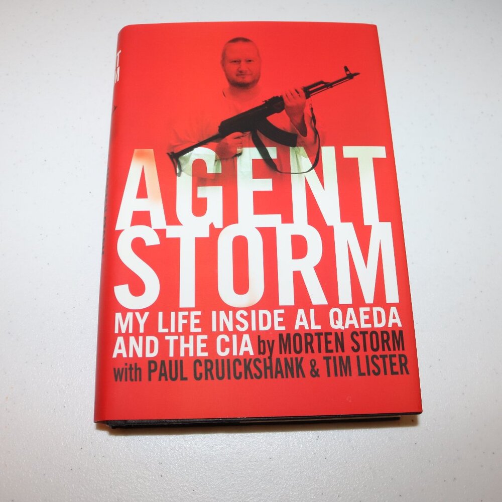 Agent Storm hardback book from 2014 nonfiction novel excellent condition